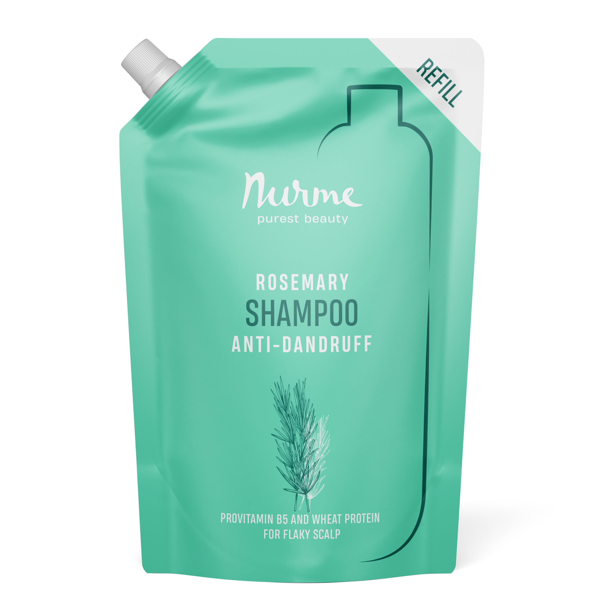 Nachfüllung — Anti-Schuppen-Rosmarin-Shampoo