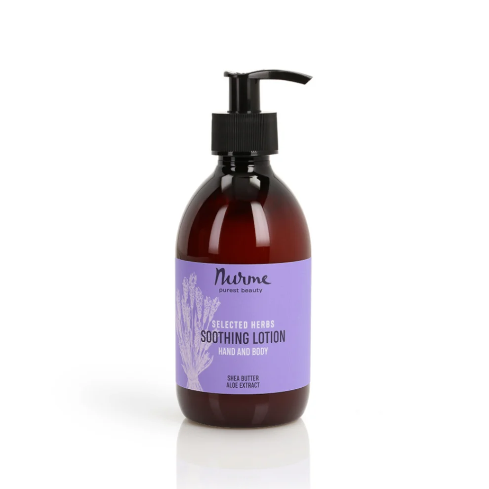 Beruhigende Hand- & Körperlotion mit Kräutern und Lavendel