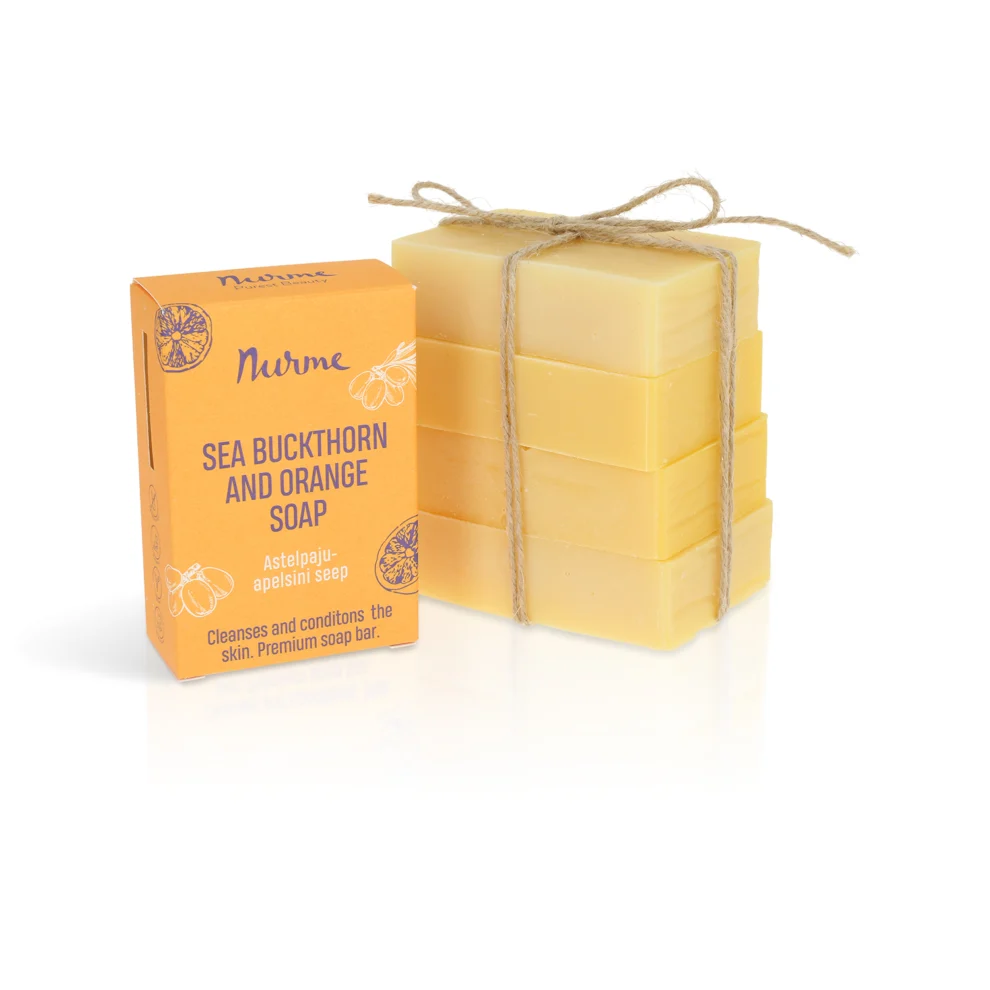 Unverpackte Sanddorn-Orangen-Seife
