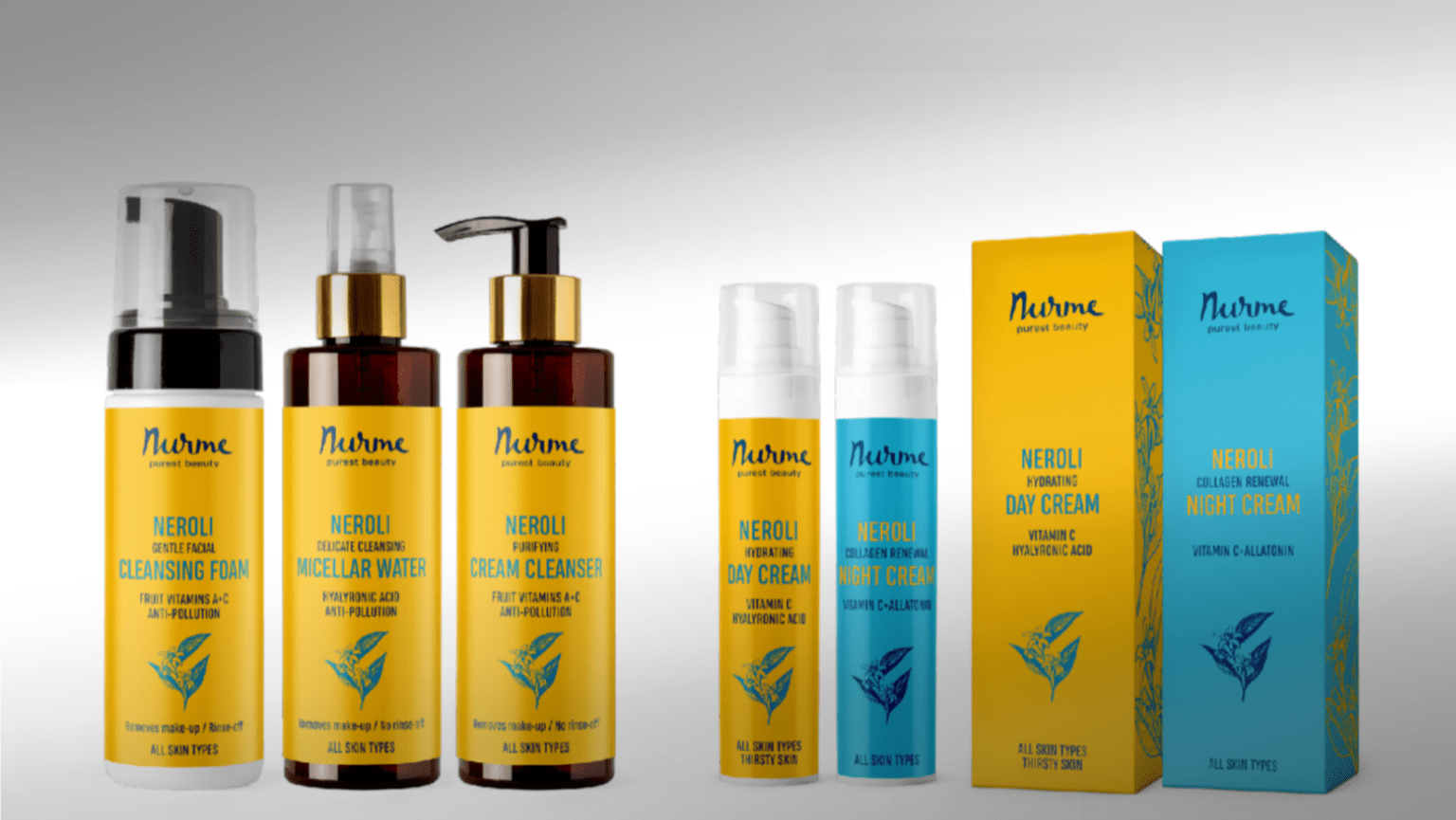 Where is Nurmes new skin care line